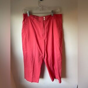 Tommy Bahama Coral Stretch Lightweight Summer Capri Size 14 (J)